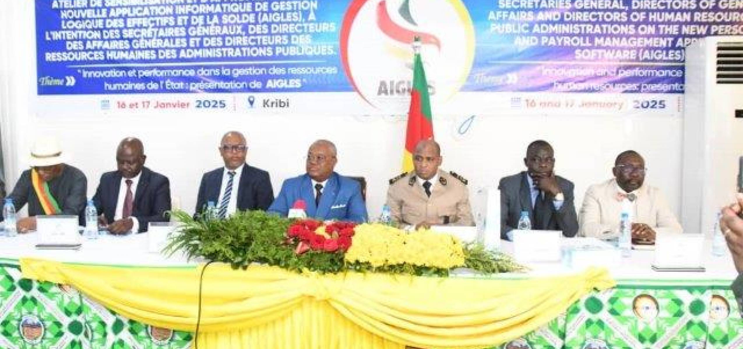 Key players trained in the use of AIGLES: Senior Officials of public administrations met in Kribi for a two- day class on the software application